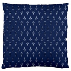 Anchor Pattern Standard Flano Cushion Case (one Side) by Amaryn4rt