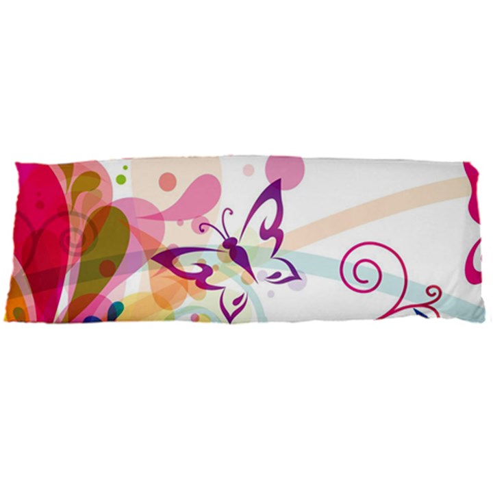 Butterfly Vector Art Body Pillow Case Dakimakura (Two Sides)