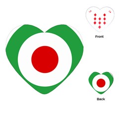 Iran Air Force Roundel Playing Cards (heart)  by abbeyz71