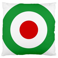 Iran Air Force Roundel Large Flano Cushion Case (one Side) by abbeyz71