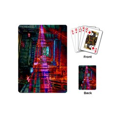 City Photography And Art Playing Cards (mini)  by Amaryn4rt