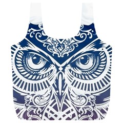 Owl Full Print Recycle Bags (l)  by Amaryn4rt