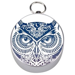 Owl Silver Compasses by Amaryn4rt