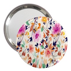 Vector Floral Art 3  Handbag Mirrors by Amaryn4rt