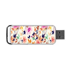 Vector Floral Art Portable Usb Flash (one Side) by Amaryn4rt