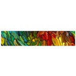 Stained Glass Patterns Colorful Flano Scarf (Small) Back