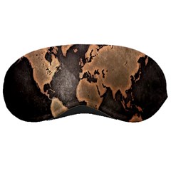 Grunge Map Of Earth Sleeping Masks