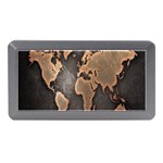 Grunge Map Of Earth Memory Card Reader (Mini) Front