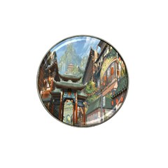 Japanese Art Painting Fantasy Hat Clip Ball Marker (4 Pack) by Amaryn4rt