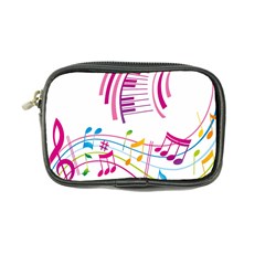 Musical Notes Pink Coin Purse