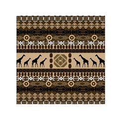 African Vector Patterns  Small Satin Scarf (square)