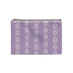 Flower Star Purple Cosmetic Bag (medium) 