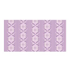 Flower Star Purple Satin Wrap