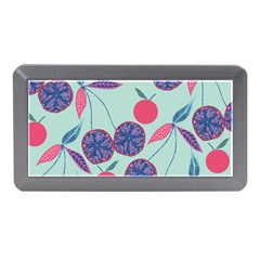 Passion Fruit Pink Purple Cerry Blue Leaf Memory Card Reader (mini) by Alisyart