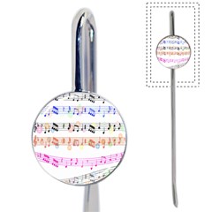 Notes Tone Music Rainbow Color Black Orange Pink Grey Book Mark