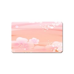Season Flower Floral Pink Magnet (name Card) by Alisyart