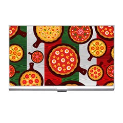 Pizza Italia Beef Flag Business Card Holders by Alisyart