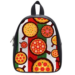 Pizza Italia Beef Flag School Bags (small)  by Alisyart