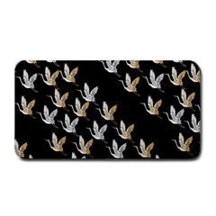 Goose Swan Gold White Black Fly Medium Bar Mats by Alisyart