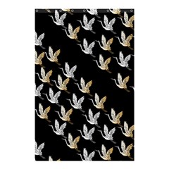 Goose Swan Gold White Black Fly Shower Curtain 48  X 72  (small) 