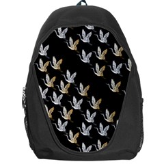 Goose Swan Gold White Black Fly Backpack Bag