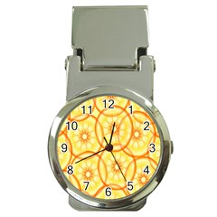 Lemons Orange Lime Circle Star Yellow Money Clip Watches by Alisyart