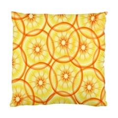 Lemons Orange Lime Circle Star Yellow Standard Cushion Case (two Sides)