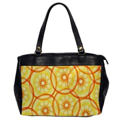 Lemons Orange Lime Circle Star Yellow Office Handbags