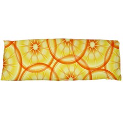 Lemons Orange Lime Circle Star Yellow Body Pillow Case (dakimakura)