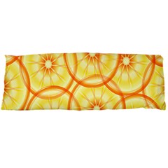 Lemons Orange Lime Circle Star Yellow Body Pillow Case Dakimakura (two Sides)