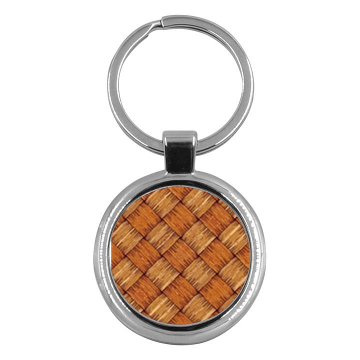 Vector Square Texture Pattern Key Chains (Round) 