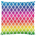 Colorful Rainbow Moroccan Pattern Standard Flano Cushion Case (One Side) Front