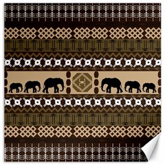 African Vector Patterns  Canvas 16  X 16   by Amaryn4rt