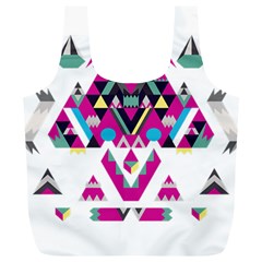 Geometric Play Full Print Recycle Bags (L) 