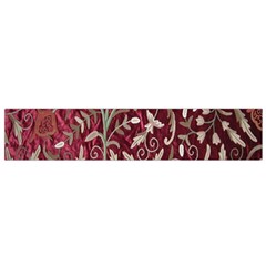 Crewel Fabric Tree Of Life Maroon Flano Scarf (small) by Amaryn4rt