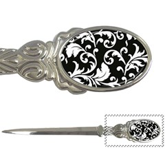 Vector Classical Traditional Black And White Floral Patterns Letter Openers by Amaryn4rt