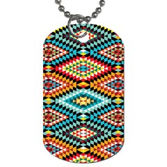 African Tribal Patterns Dog Tag (one Side) by Amaryn4rt