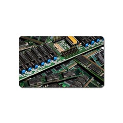 Computer Ram Tech Magnet (name Card) by Amaryn4rt