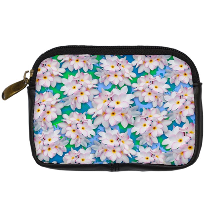 Plumeria Bouquet Exotic Summer Pattern  Digital Camera Cases