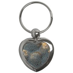 Coral Pattern Key Chains (heart)  by Amaryn4rt