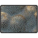 Coral Pattern Fleece Blanket (Large)  80 x60  Blanket Front