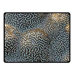 Coral Pattern Double Sided Fleece Blanket (small)  by Amaryn4rt