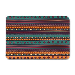 Ethnic Style Tribal Patterns Graphics Vector Small Doormat  by Amaryn4rt