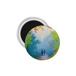 Park Nature Painting 1.75  Magnets Front