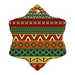 Mexican Folk Art Patterns Ornament (snowflake) by Amaryn4rt