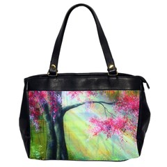 Forests Stunning Glimmer Paintings Sunlight Blooms Plants Love Seasons Traditional Art Flowers Sunsh Office Handbags (2 Sides)  by Amaryn4rt