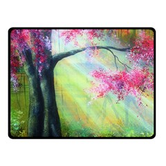 Forests Stunning Glimmer Paintings Sunlight Blooms Plants Love Seasons Traditional Art Flowers Sunsh Fleece Blanket (small) by Amaryn4rt