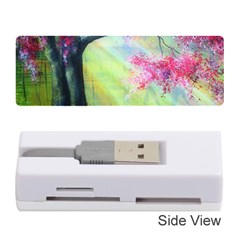 Forests Stunning Glimmer Paintings Sunlight Blooms Plants Love Seasons Traditional Art Flowers Sunsh Memory Card Reader (stick)  by Amaryn4rt