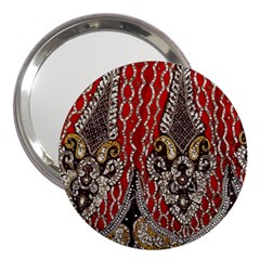 Indian Traditional Art Pattern 3  Handbag Mirrors