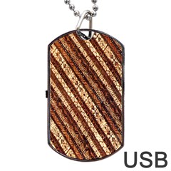 Udan Liris Batik Pattern Dog Tag Usb Flash (one Side)